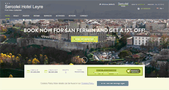 Desktop Screenshot of en.hotel-leyre.com